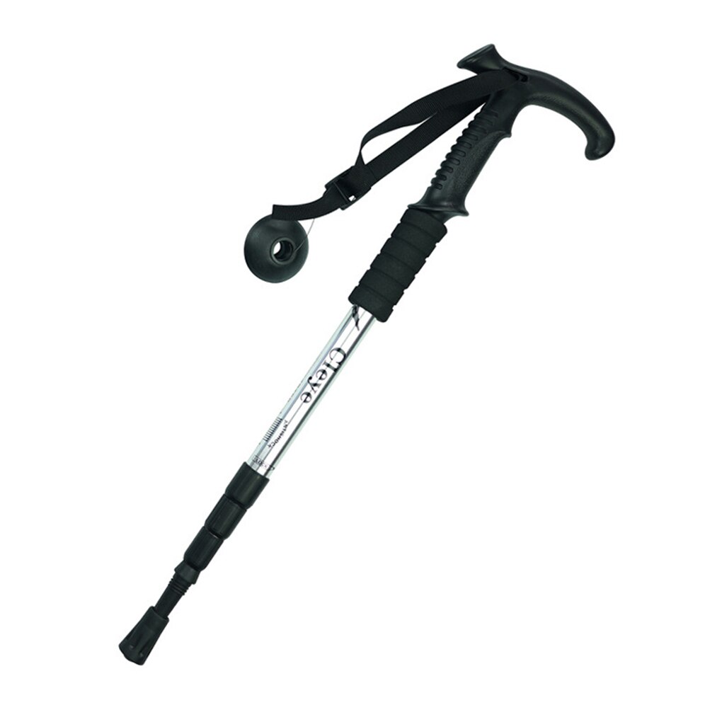충격 방지 지팡이 망원경, 조절식 4 섹션 트레킹 하이킹 스틱